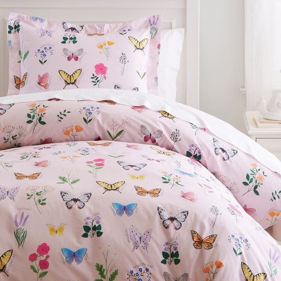 Botanical Butterfly Organic Sham - PBK - Picture 1 of 4